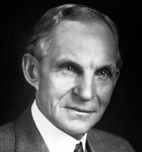 Photograph of Henry Ford.