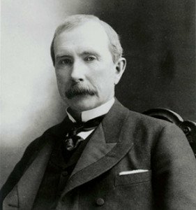 Photograph of John D. Rockefeller.